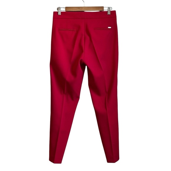 Ferrache MADE IN PORTUGAL Classic Skinny Trousers Dress Pant Women’s US 8 in Red - Picture 4 of 9